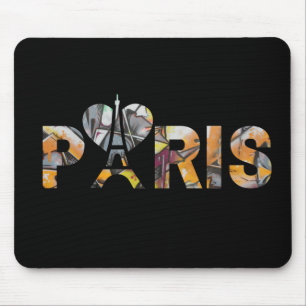 I like Paris with its colorful urban decor Mouse Pad