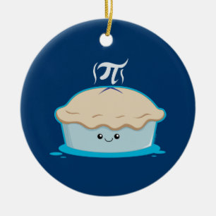 I Like Pi Ceramic Ornament