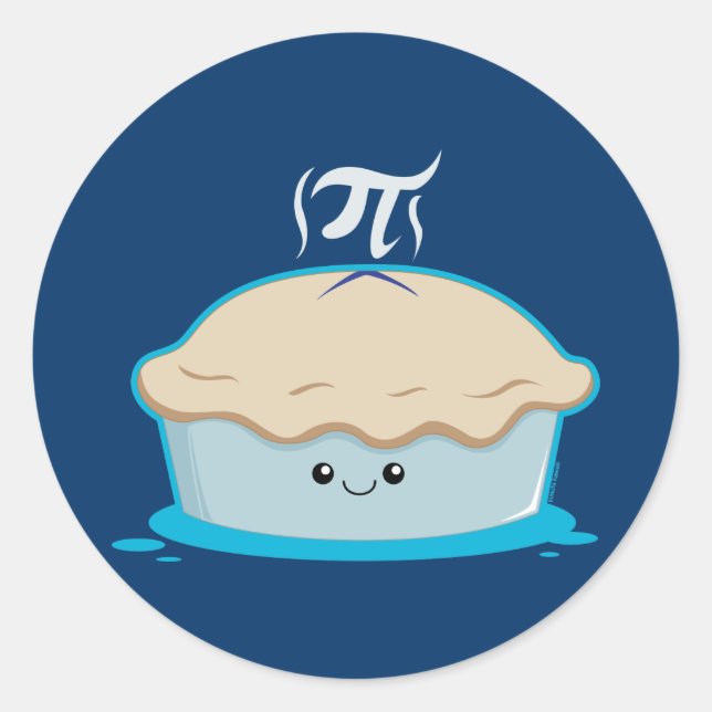 I Like Pi Classic Round Sticker (Front)