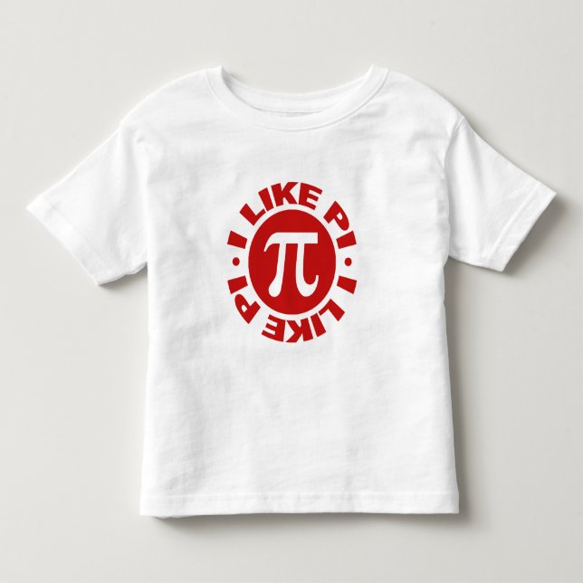 I Like Pi Toddler T-shirt (Front)
