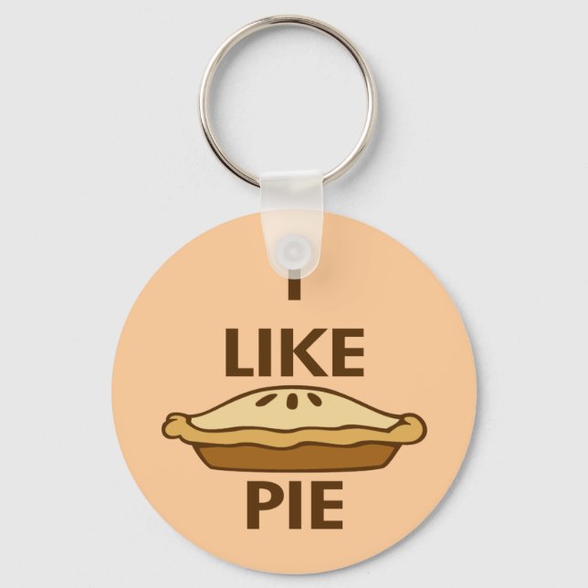 I Like Pie Keychain (Front)