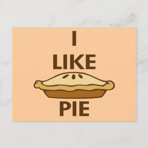 I Like Pie Postcard