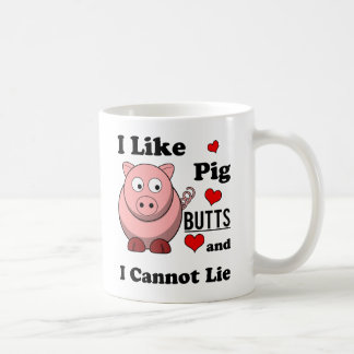 I Like Pig Butts Funny Pork Butt Roast Coffee Mug