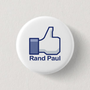 I Like Rand Paul Thumbs up 1 Inch Round Button