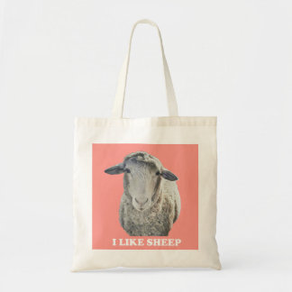 I Like Sheep Funky Tote Bag