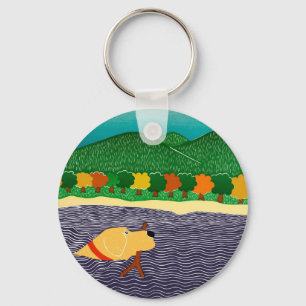 i like sticks-key chain keychain