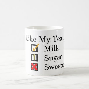 I Like... Tea with Milk & 1 Sugar Coffee Mug
