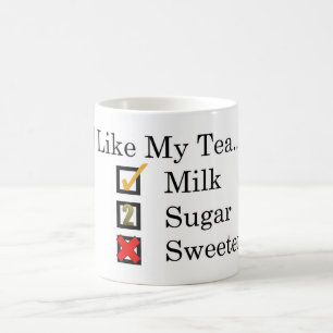 I Like... Tea with Milk & 2 Sugars Coffee Mug