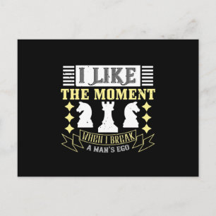 I Like The Moment When I Break A Man’S Ego Invitation Postcard