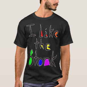 I Like The Stonk Stock GME AMC DOGE LGBT Flag LGBT T-Shirt