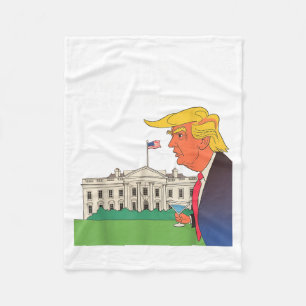 I Like The White House My Pants With A Lot Of Ball Fleece Blanket