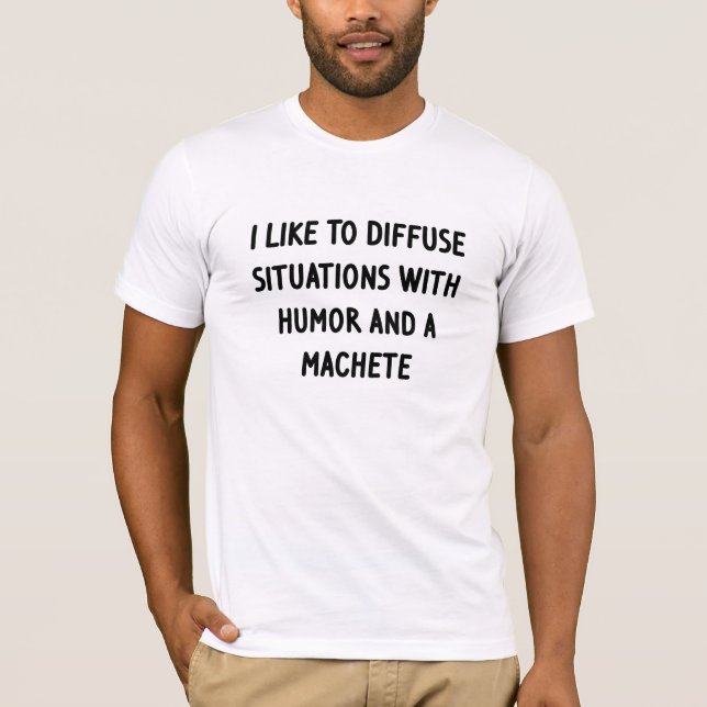 I Like to Diffuse Situations T-Shirt (Front)