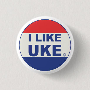 I LIKE UKE 1 INCH ROUND BUTTON