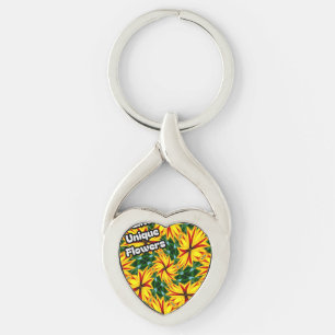 I Like Unique Flowers Keychain