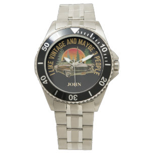 I like vintage and maybe 3 people personalized watch