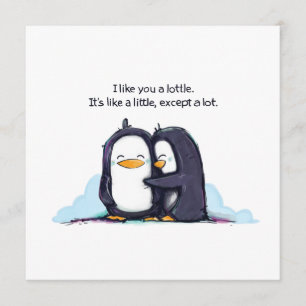 I Like You a Lottle Invitation