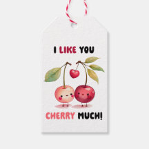 I Like You Cherry Much Classroom Photo Valentine 