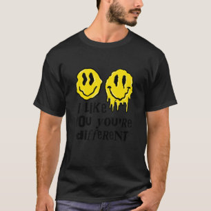 I Like You You're Different Great Minds Think Diff T-Shirt