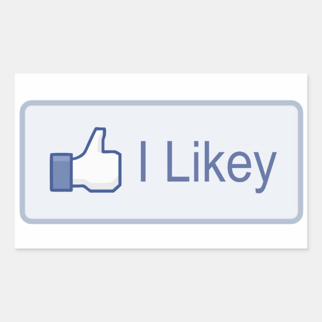 I Likey  Facebook Sticker (Front)