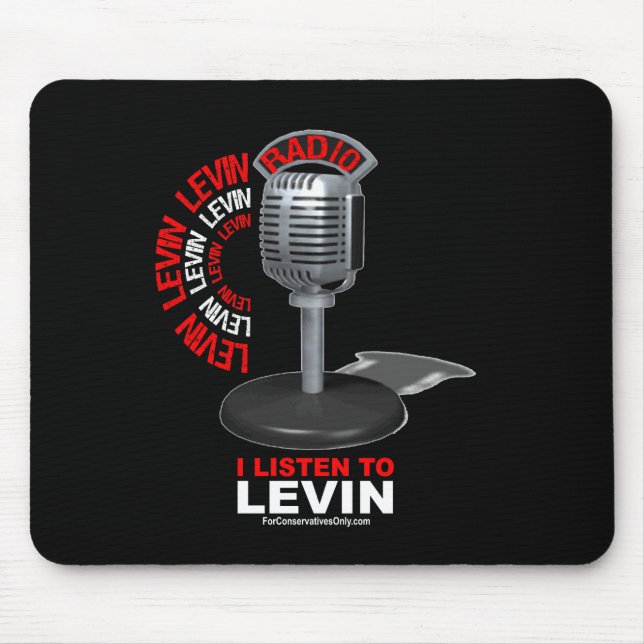 I Listen To Levin Mouse Pad (Front)