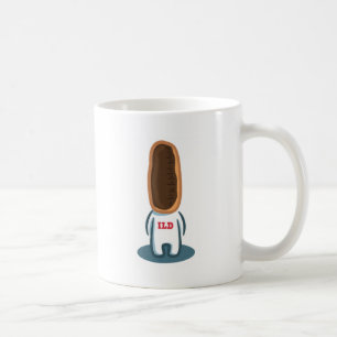I Live Doughnut Long John Mug