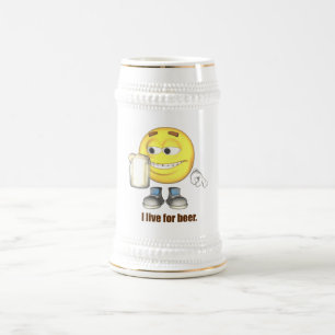 I Live for Beer Stein