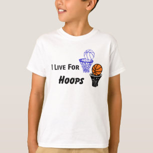 I Live For Hoops Boys Tee