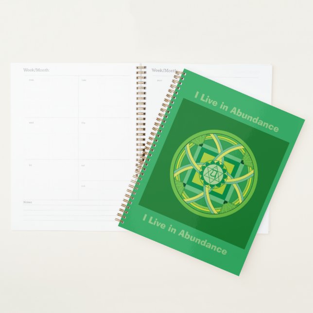 I Live in Abundance Law of Attraction Planner (Display)