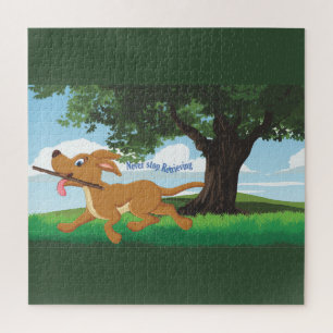 I Live to retrieve Jigsaw Puzzle