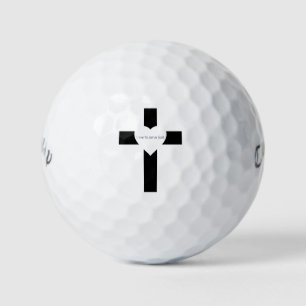 'I Live To Serve God' Devotion Encouragement Gift Golf Balls