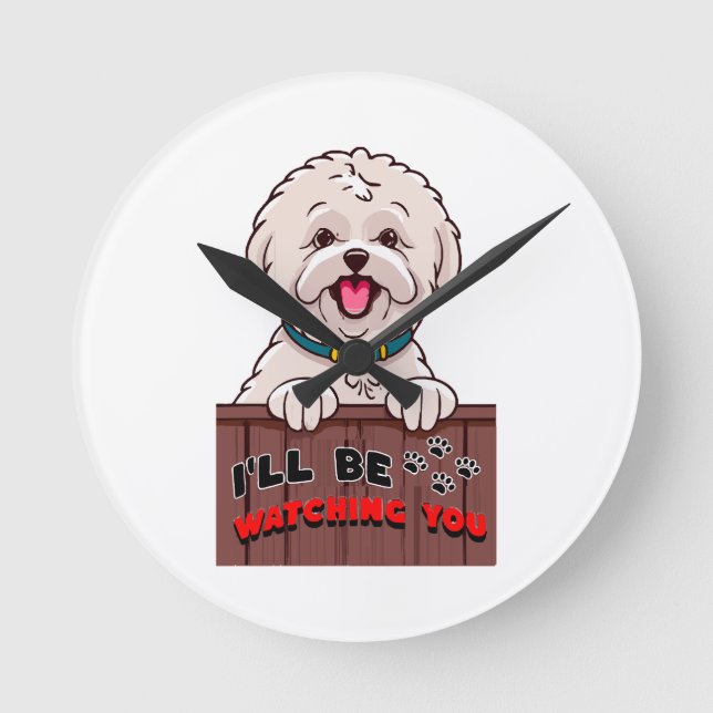 I ll be Watching You Round Clock (Front)