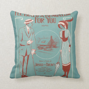 I’ll Build a Bungalow for You Throw Pillow