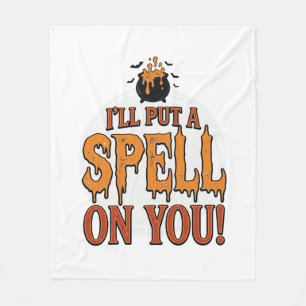 I’ll Put a Spell on You Halloween Cauldron Shirt_1 Fleece Blanket