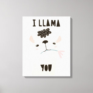I Llama You Canvas Print