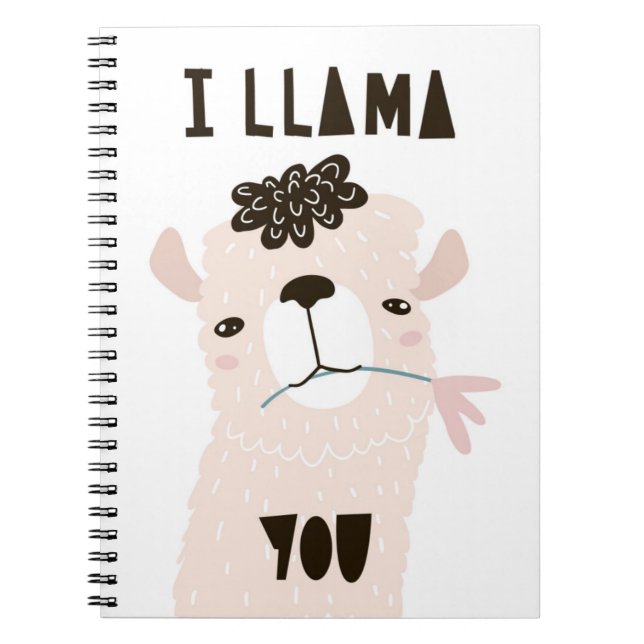 I Llama You Notebook (Front)
