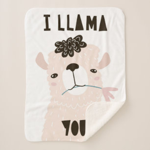I Llama You Sherpa Blanket