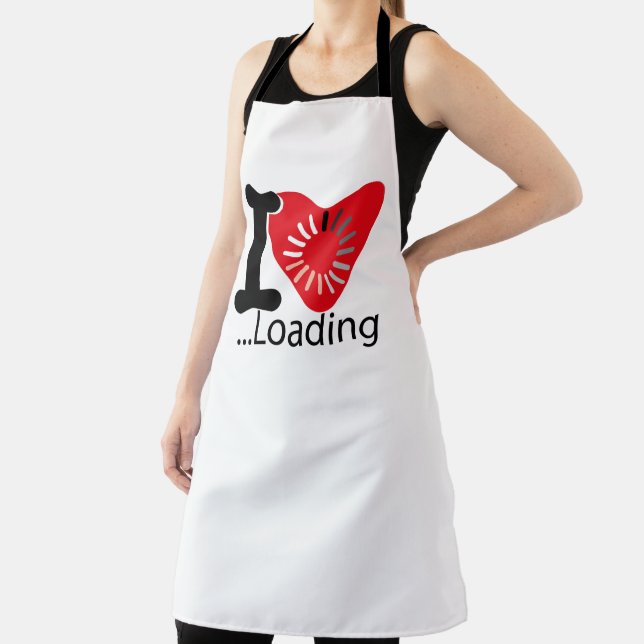 I LOADING HEART BY MASANSER PIXELAT APRON (Insitu)