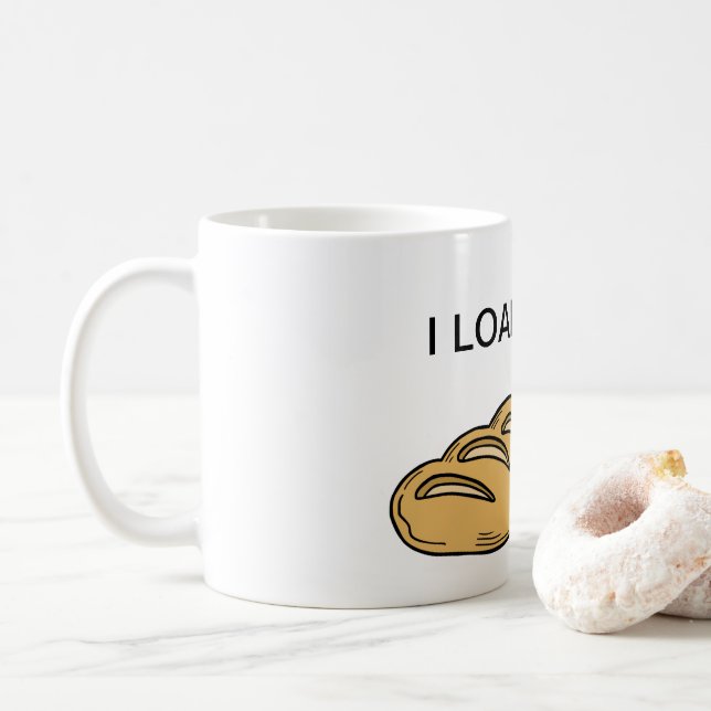 I Loaf You - Mug de la Saint Valentin (Avec donut)