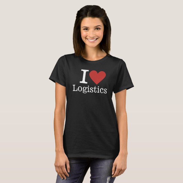 I ❤️ Logistics for Employees CUSTOM Women's T-Shirt (Front Full)