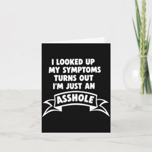 I looked up my symptoms turns out i'm just an card