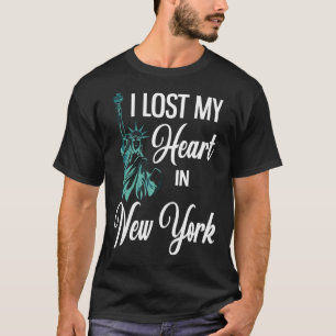 I Lost My Heart In New York  City Travel T-Shirt