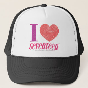 I Love 17 Trucker Hat