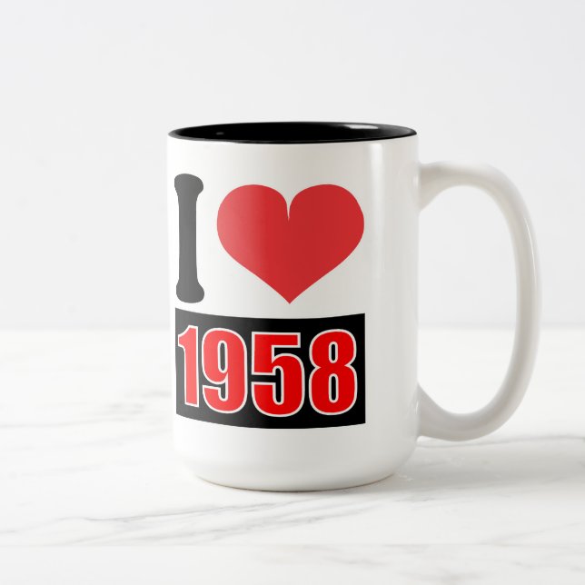 I love 1958 - Mugs (Right)