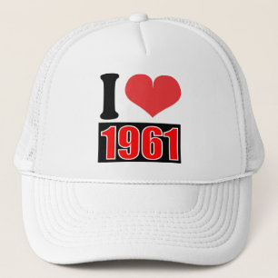 I love 1961 - Casquette