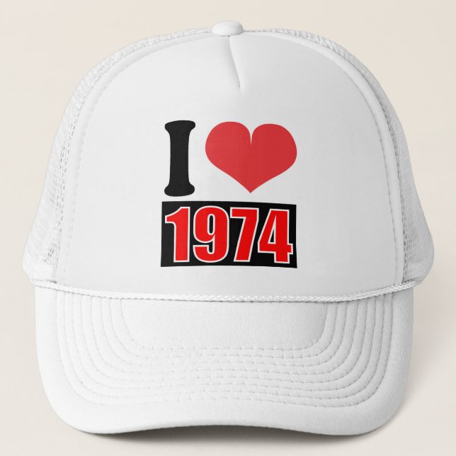 I love 1974  - Hat (Front)
