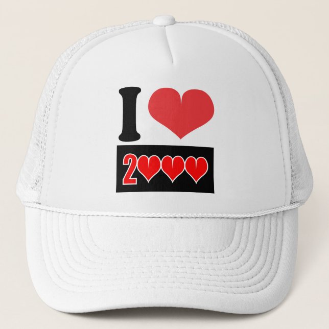 I love 2000 - Casquette (Devant)