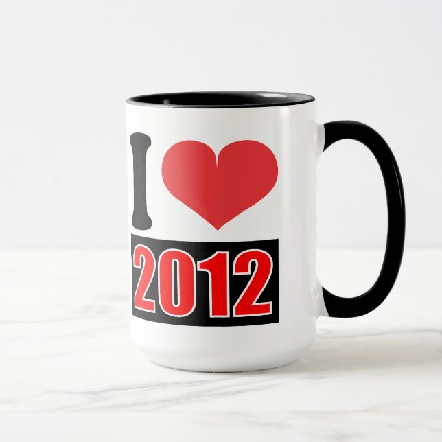I love 2012 - Mugs (Right)
