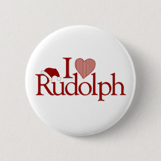 I Love 2 Inch Round Button