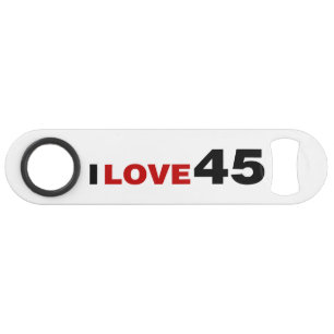 I Love 45 Bar Key