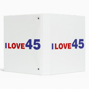 I Love 45 Binder